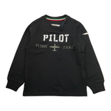 AERONAUTICA MILITARE shirt girocollo tinta unita con stampa Nero per Bambino 242TS0002AJRJ664 NERO AERONAUTICA MILITARE 