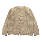 BABIDU cardigan tinta unita con bottoni in contrasto Beige per Bambina 60683J BEIGE BABIDU 