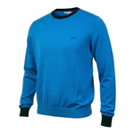 Sun68 Maglia Girocollo Tinta Unita con Logo per Bambino K32307 TURCHESE SUN68 