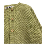BABIDU cardigan tinta unita con bottoni in contrasto Verde per Neonata 60683 VERDE BABIDU 