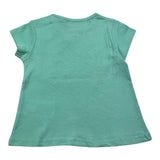 Losan Rundhals-T-Shirt einfarbig mit Kontrastdruck Hellblau für Baby-Mädchen