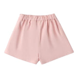 SARABANDA short tinta unita con elastico in vita Rosa per Bambina 0A256X ROSA SARABANDA 