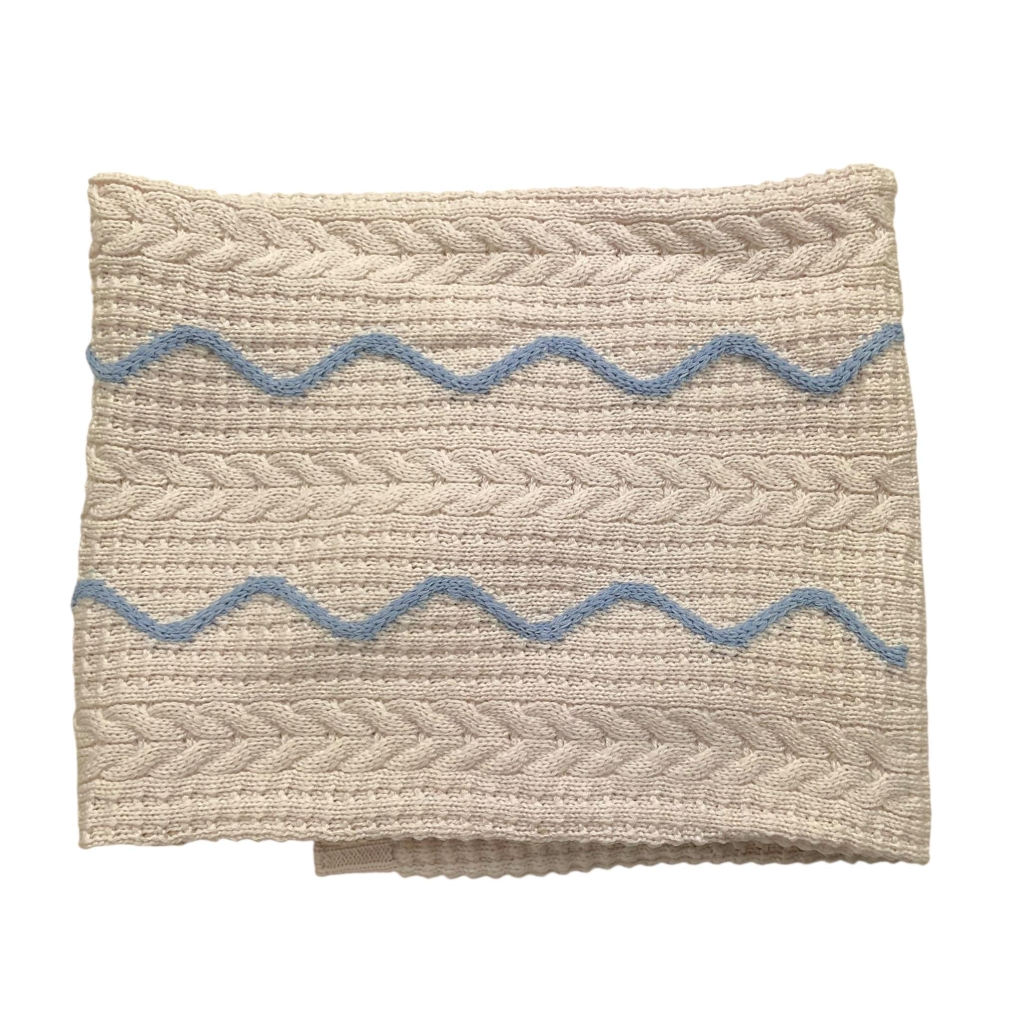 MARLU' coperta tinta unita con fantasia Beige per Neonato IG6380 BEIGE MARLU' 