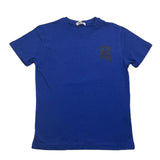 Yours T-Shirt Rundhals Einfarbig mit Kontrastdruck Blau Für Jungen