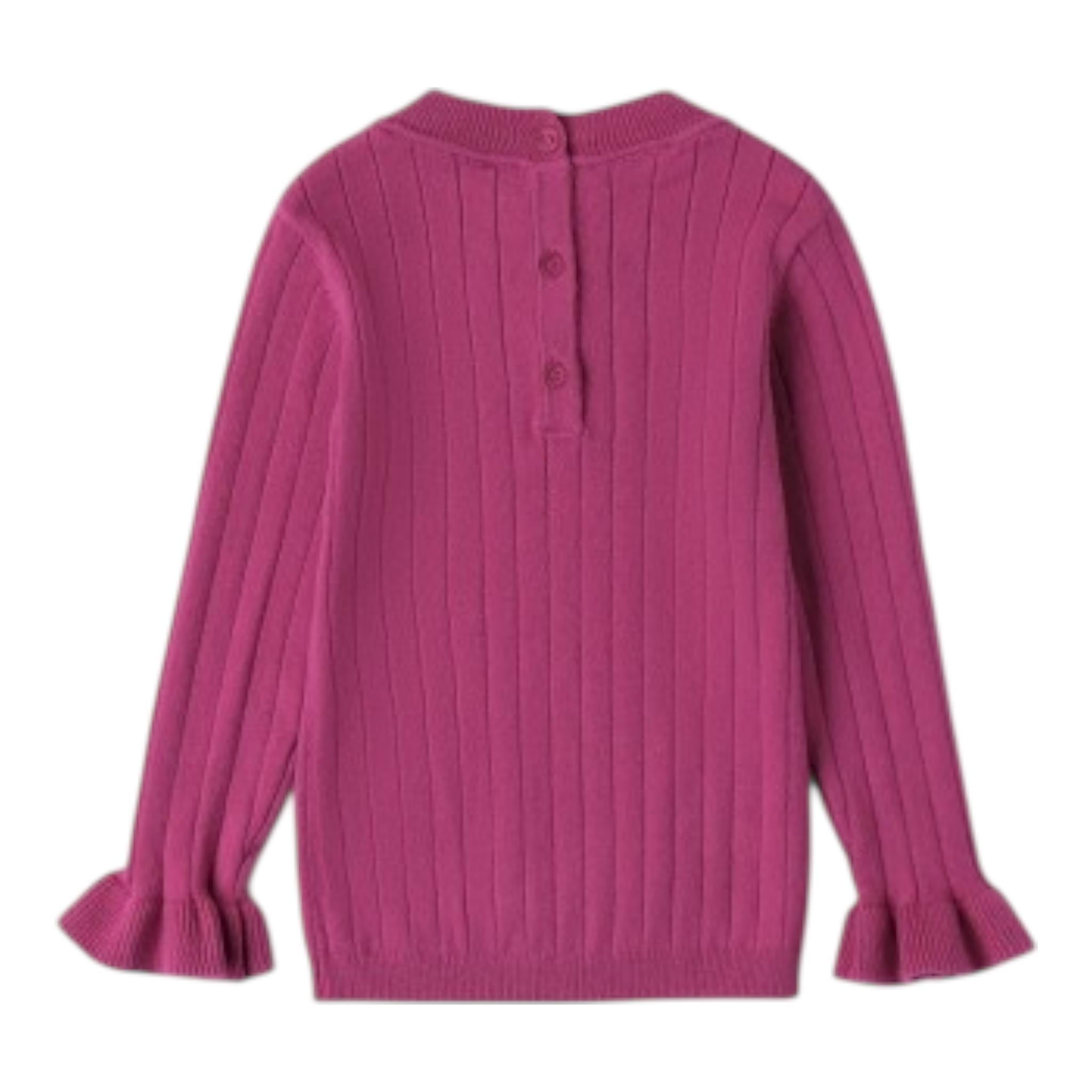 SARABANDA maglia girocollo tinta unita Glicine per Bambina 0A297J GLICINE SARABANDA 