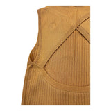 Manila Grace Einfarbiges Tanktop mit Rundhalsausschnitt in Beige für Mädchen