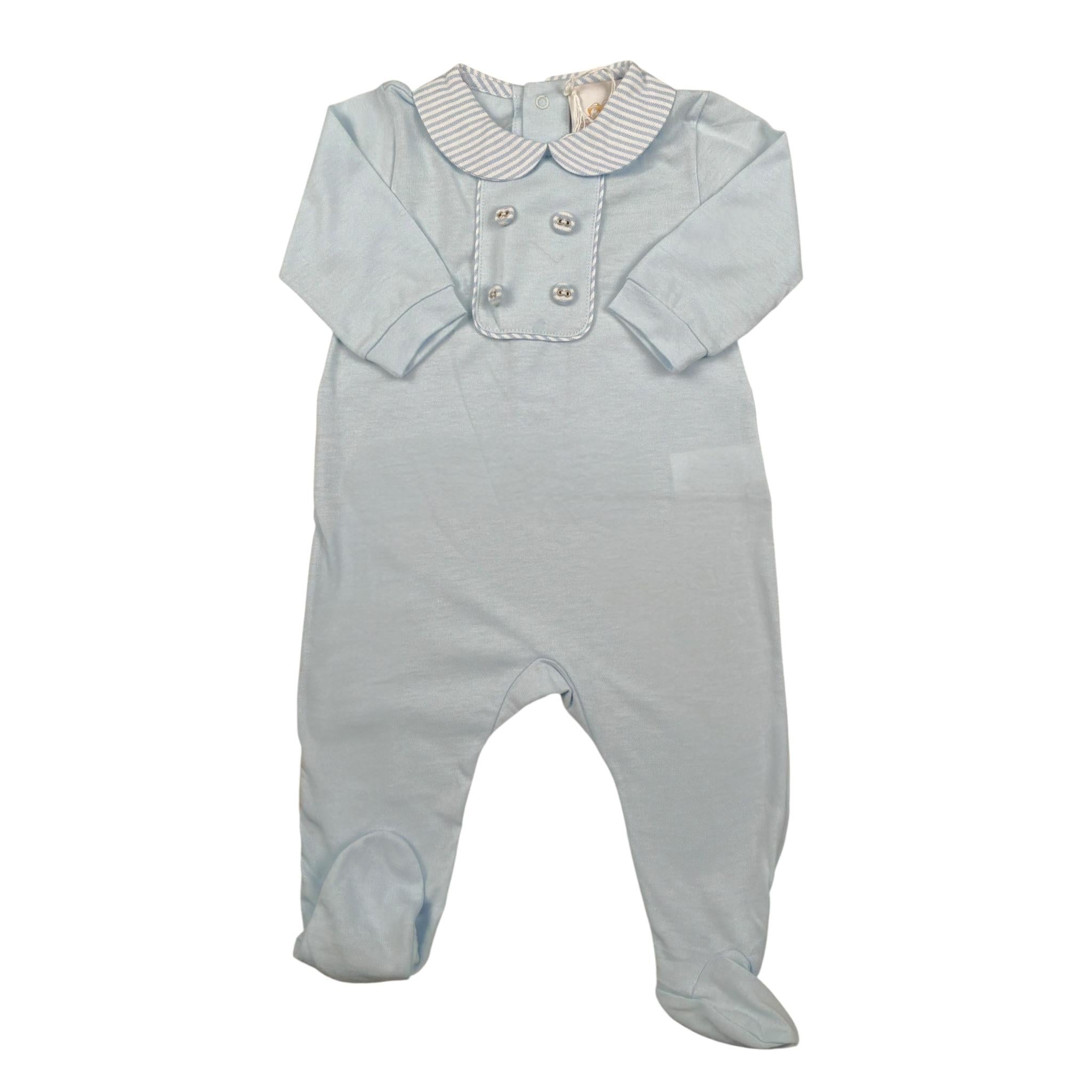 Dolcimonelli Tutita tinta unita con Fantasia A Righe Azzurro per Neonato 436505008 AZZURRO DOLCIMONELLI 