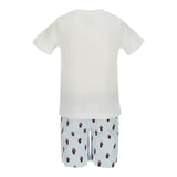Ralph Lauren Completo 2 Pezzi Pigiama T-Shirt-Bermuda per Bambino 9P0142 BIANCO RALPH LAUREN 