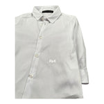 Daniele Alessandrini Camicia Manica Lunga Tinta Unita con Logo per Neonato 1295C00267 BIANCO DANIELE ALESSANDRINI 