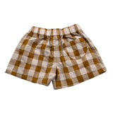 Play Up Short Fantasia Quadri Beige per Neonata PA011AM11704 BEIGE PLAY UP 