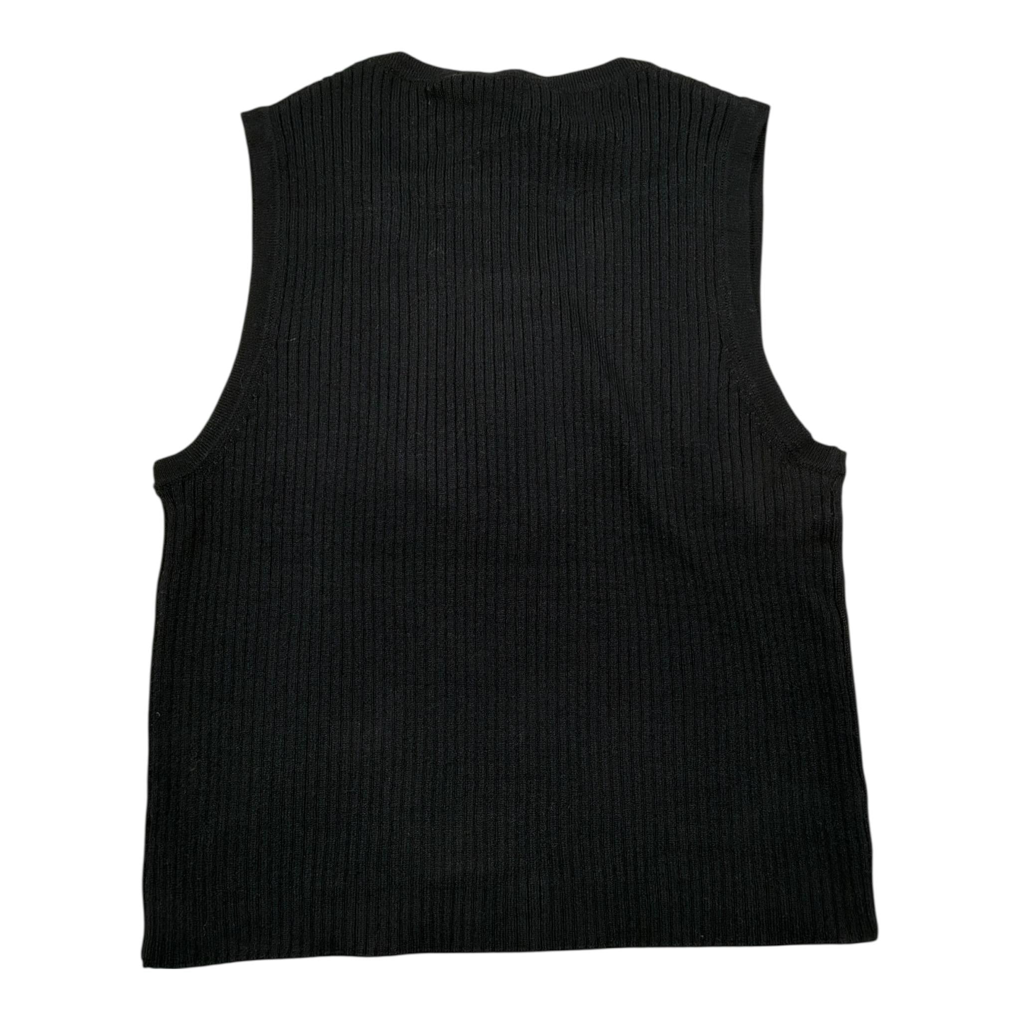 Liu Jo Canotta tinta unita con Logo Nero per Bambina GA5041XX NERO LIU JO 