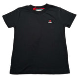 Golfeur Tshirt Girocollo tinta unita con Logo Nero per Bambino S5GKJBTH002 NERO GOLFEUR 