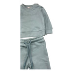 TRUSSARDI completo 2 pezzi felpa-pantalone tinta unita Azzurro per Neonato TIA25001 AZZURRO TRUSSARDI 