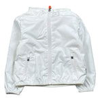 Save The Duck Giubbino tinta unita con Zip E Cappuccio Bianco per Bambina J30036XJX BIANCO SAVE THE DUCK 