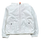 Save The Duck Giubbino tinta unita con Zip E Cappuccio Bianco per Bambina J30036XJX BIANCO SAVE THE DUCK 