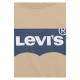 LEVI'S shirt girocollo tinta unita con stampa logo Beige per Neonato 8E8646 BEIGE LEVI'S 