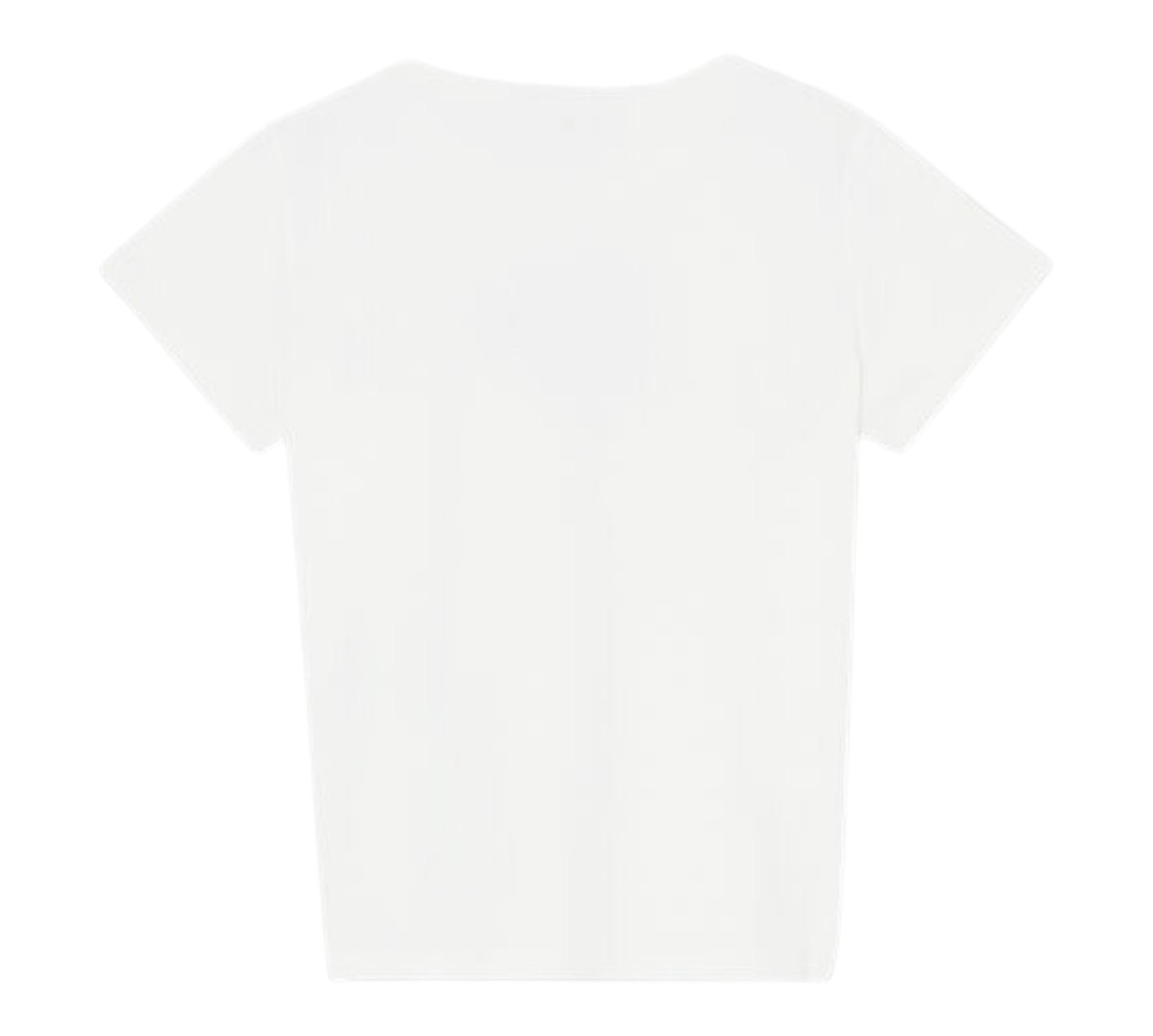 Liu Jo T-Shirt Girocollo Tinta Unita con Brillantini per Bambina GA5019XX BIANCO LIU JO 