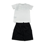John Richmond Completo 2 Pezzi T-Shirt-Bermuda Bianco/Nero per Bambino HBP23009CJ BIANCO/NERO JOHN RICHMOND 