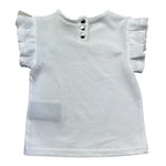Trussardi T-Shirt Girocollo Tinta Unita con Logo per Neonata TIP26131TS BIANCO TRUSSARDI 