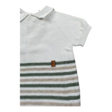 Wedoble Pagliaccetto Mezza Manica Tinta Unita per Neonato V2507305R BIANCO WEDOBLE 