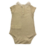 Caffe‘ D‘Orzo Bodysuit mit halben Ärmeln, einfarbig, Gold für Neugeborene