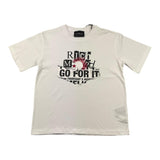 JOHN RICHMOND t-shirt girocollo tinta unita con stampa in contrasto Bianco per Bambina RGA25118TS BIANCO JOHN RICHMOND 