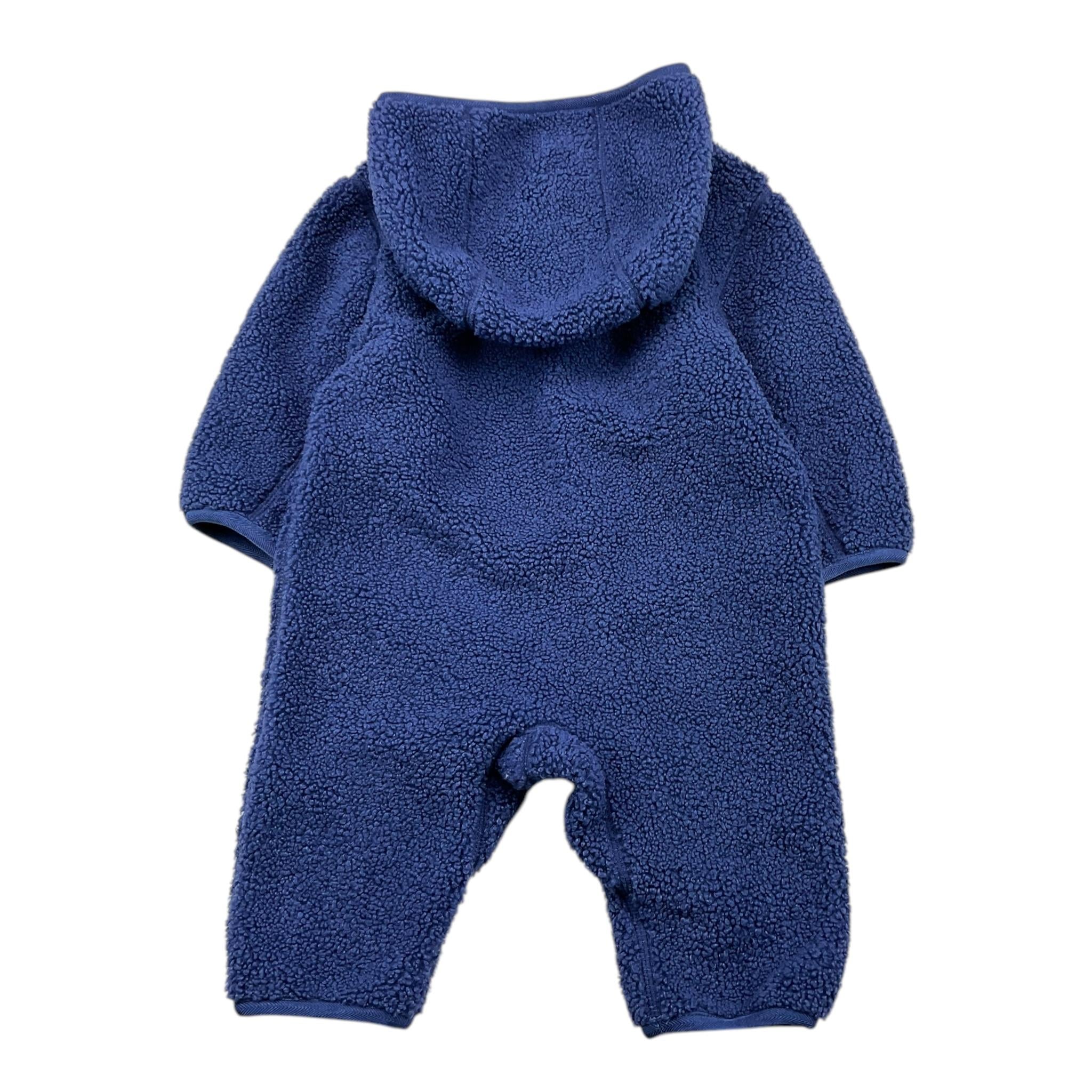 K-WAY tutina tinta unita modello teddy Blu per Neonato K8138YW BLU K-WAY 