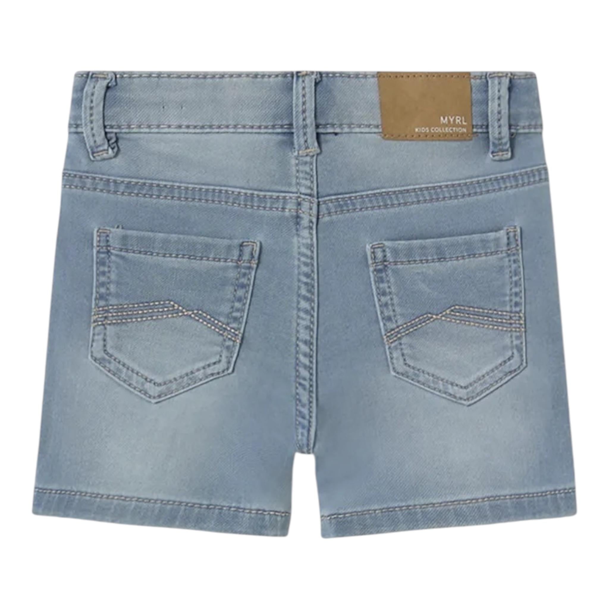 Mayoral Bermuda In Denim Tinta Unita per Neonato 1246 AZZURRO MAYORAL 