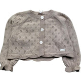 Le Bebe Coprispalle Tinta Unita con Traforato per Neonata LBG6269 BEIGE LE BEBE 