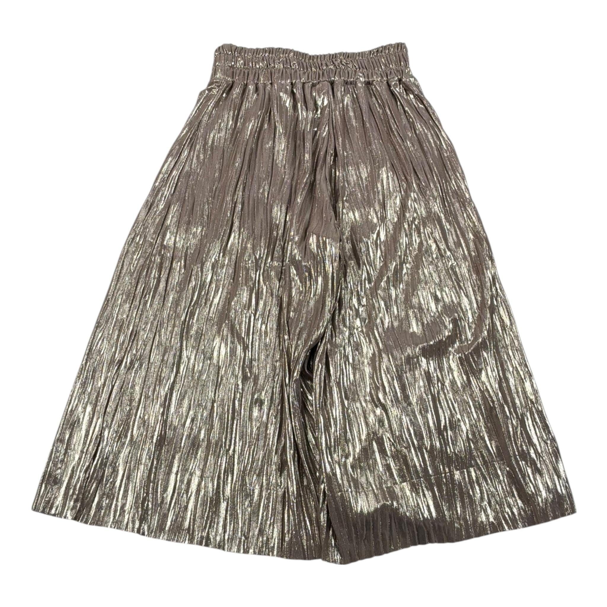 Magil Pantalone Tinta Unita Modello A Palazzo per Neonata FN25175N BRONZO MAGIL 