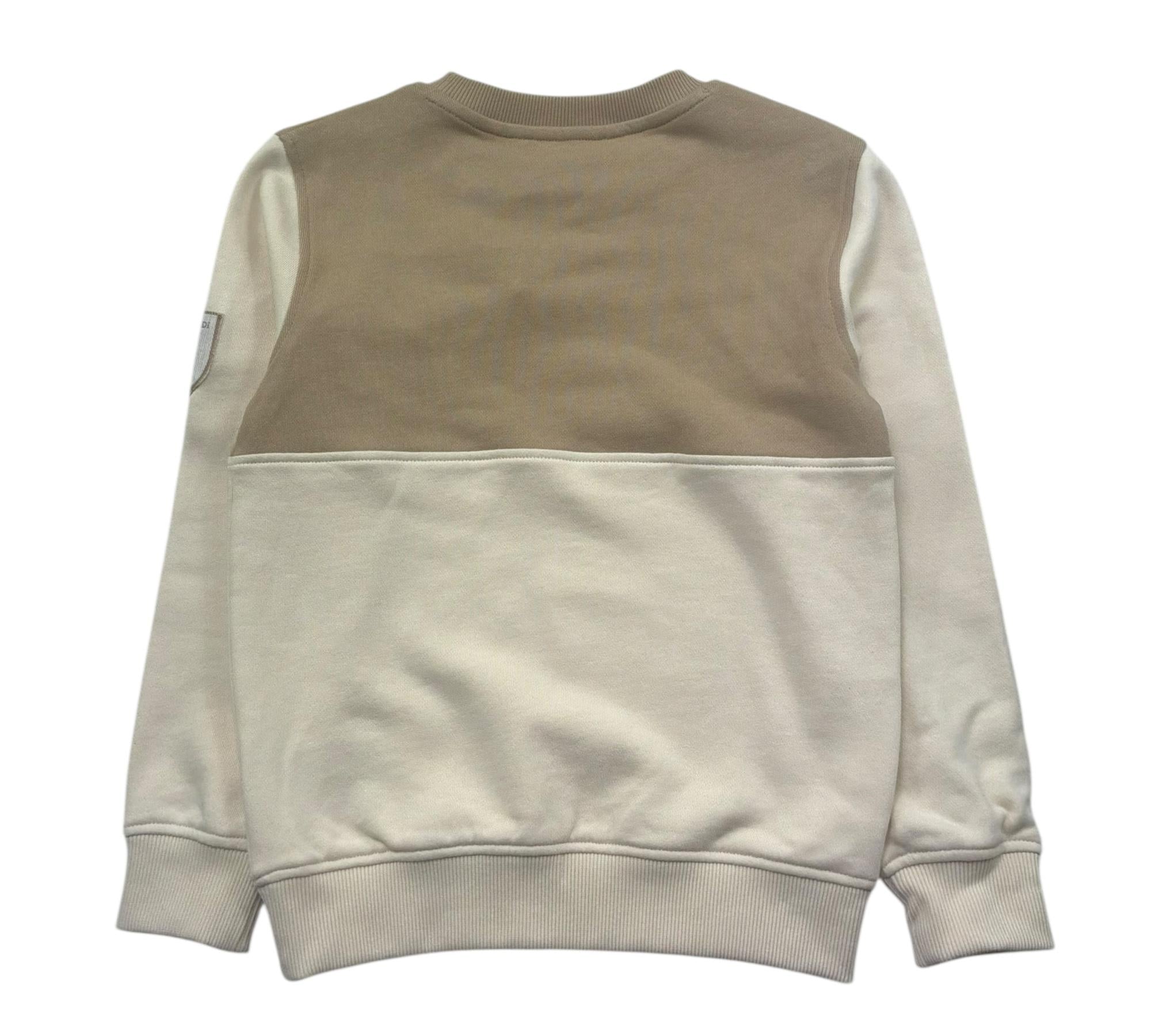 Trussardi Felpa Chiusa Girocollo Tinta Unita per Bambino TBP26158FE BEIGE TRUSSARDI 