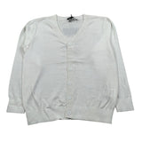 Never Too Cardigan tinta unita Scollo A V Panna per Bambino CRDNVT PANNA NEVER TOO 