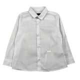 Daniele Alessandrini Camicia Manica Lunga Tinta Unita con Logo per Bambino 1295C00267JX BIANCO DANIELE ALESSANDRINI 