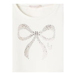 LIU JO felpa chiusa girocollo tnta unita con brillantini Panna per Neonata KF4108F0939XN PANNA LIU JO 