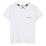 Boss Completo 2 Pezzi T-Shirt-Bermuda per Neonato J52119 BIANCO/BLU BOSS 