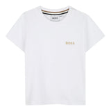 Boss Completo 2 Pezzi T-Shirt-Bermuda per Neonato J52119 BIANCO/BLU BOSS 