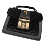 MARC ELLIS borsa tinta unita con chiusura in contrasto Nero per Bambina JMAC00936 NERO MARC ELLIS 