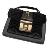MARC ELLIS borsa tinta unita con chiusura in contrasto Nero per Bambina JMAC00936 NERO MARC ELLIS 