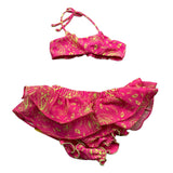 F**K Costume 2 Pezzi Tinta Unita Fascia-Slip per Neonata FJ25B1A17UBX64 FUXIA F**K 