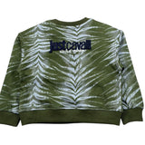 Just Cavalli Felpa Chiusa Fantasia  per Neonato JIP26079FE VERDE JUST CAVALLI 