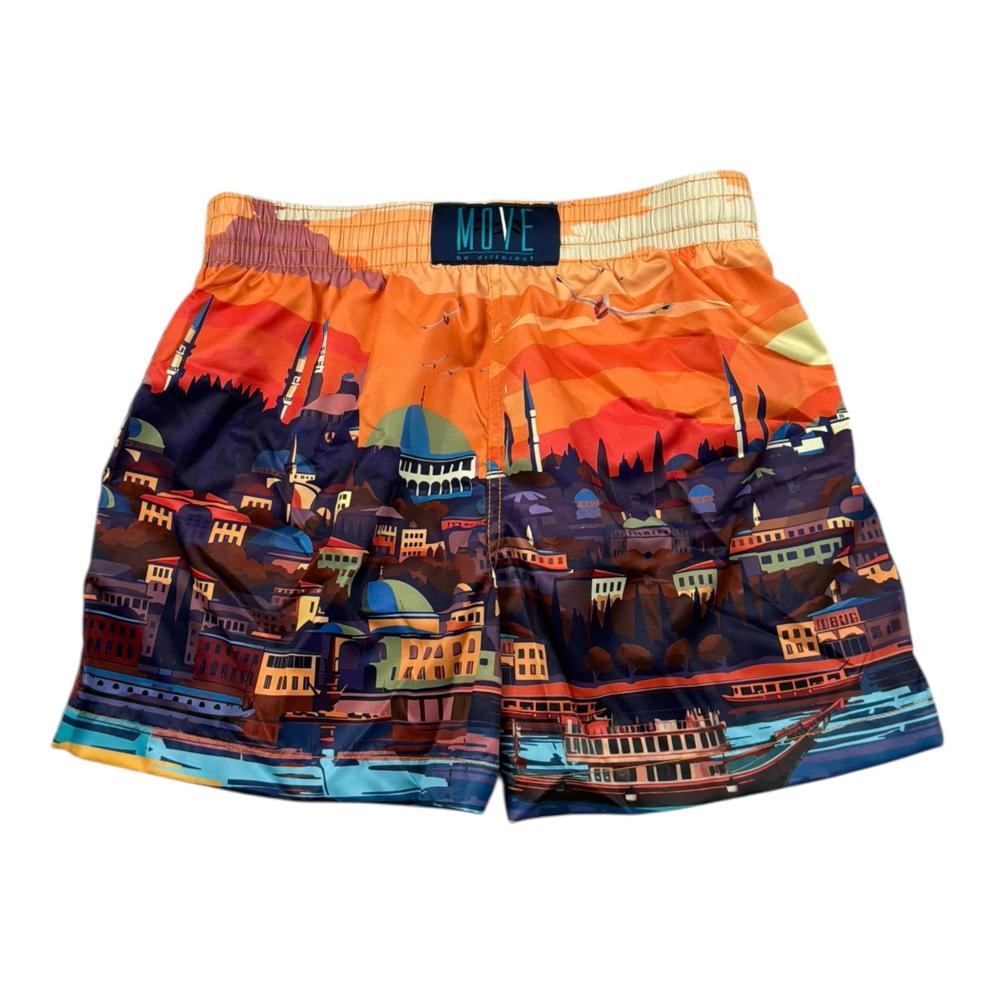 4Giveness Costume Modello Boxer Tinta Unita con Fantasia per Bambino PRINT25TURCHIA ARANCIONE 4GIVENESS 