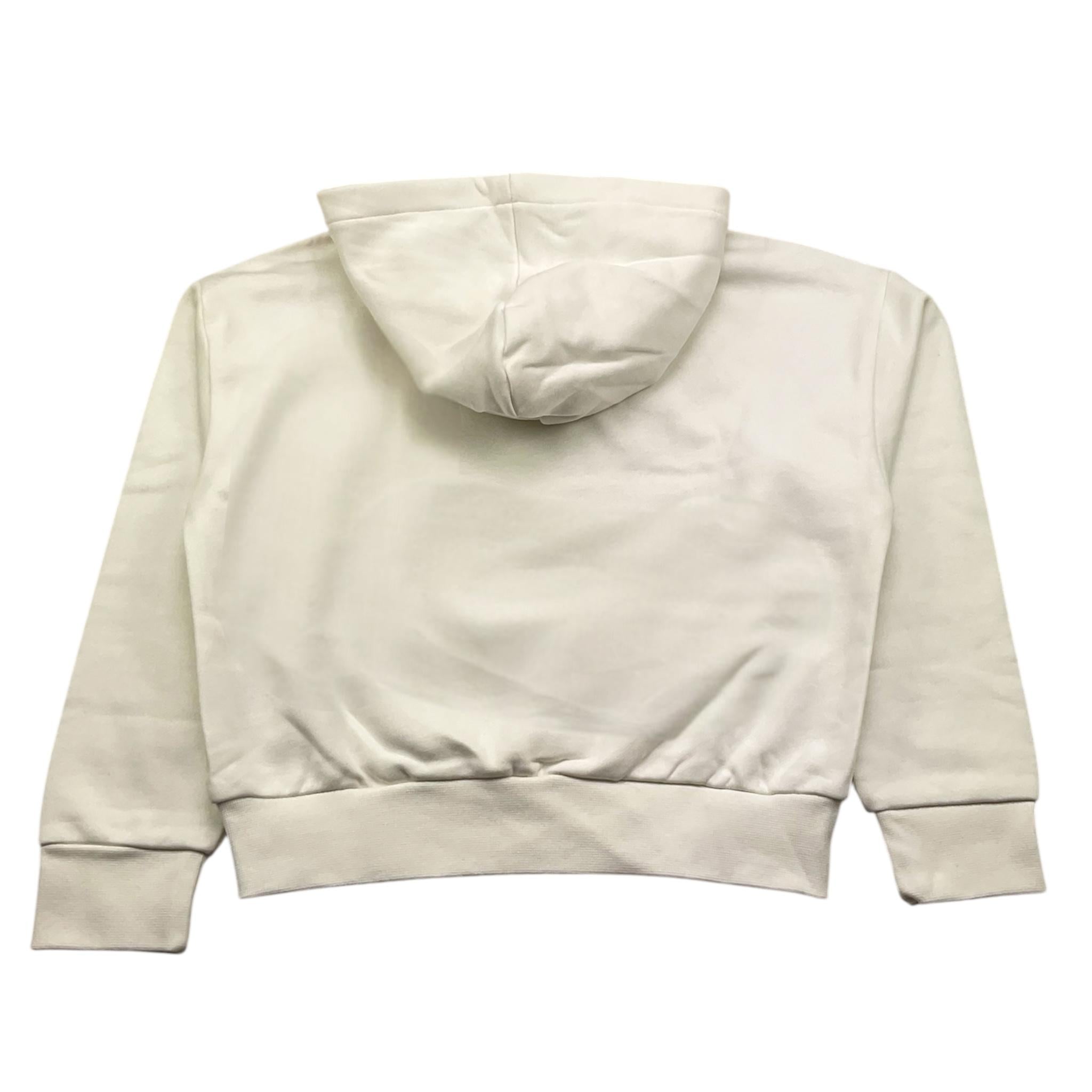 ICEBERG felpa chiusa con cappuccio tinta unita con stampa logo Bianco per Bambina MFICE5336JXXX BIANCO ICEBERG 