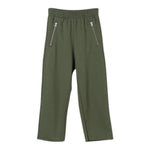 MAISON MARGIELA pantalone tinta unita con elastico in vita Verde per Bambino M60695 VERDE MAISON MARGIELA 