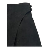NAIDA short tinta unita in camoscio Nero per Bambina NASH159X NERO NAIDA 