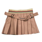 TRUSSARDI gonna tinta unita in ecopelle Rosa per Bambina TGA25058GO ROSA TRUSSARDI 