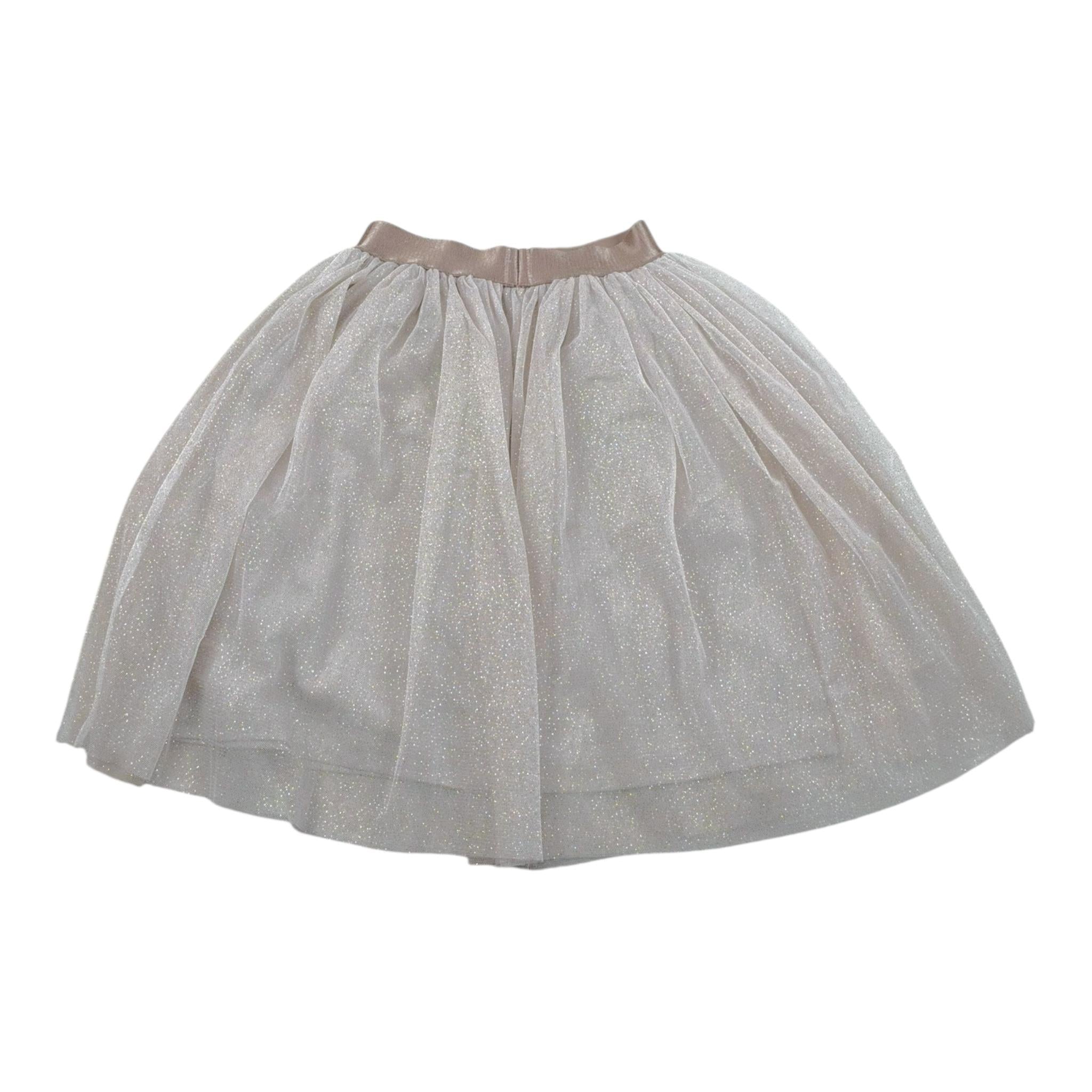Caffe' D'Orzo Gonna Tinta Unita con Tulle per Neonata ZW7A04 AVORIO CAFFE' D'ORZO 