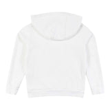 NUPKEET felpa chiusa con cappuccio tinta unita con stampa logo Bianco per Bambino 4DNK315 BIANCO NUPKEET 