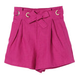 Chloe' Einfarbige Hose mit elastischer Taille Magenta für Mädchen
