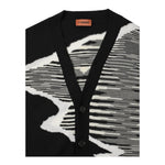 MISSONI cardigan tinta unita con fantasia Nero per Bambina MT9R30 NERO MISSONI 