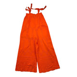 Mariuccia Palazzo Hose Einfarbig Orange Sangallo Spitze Für Mädchen